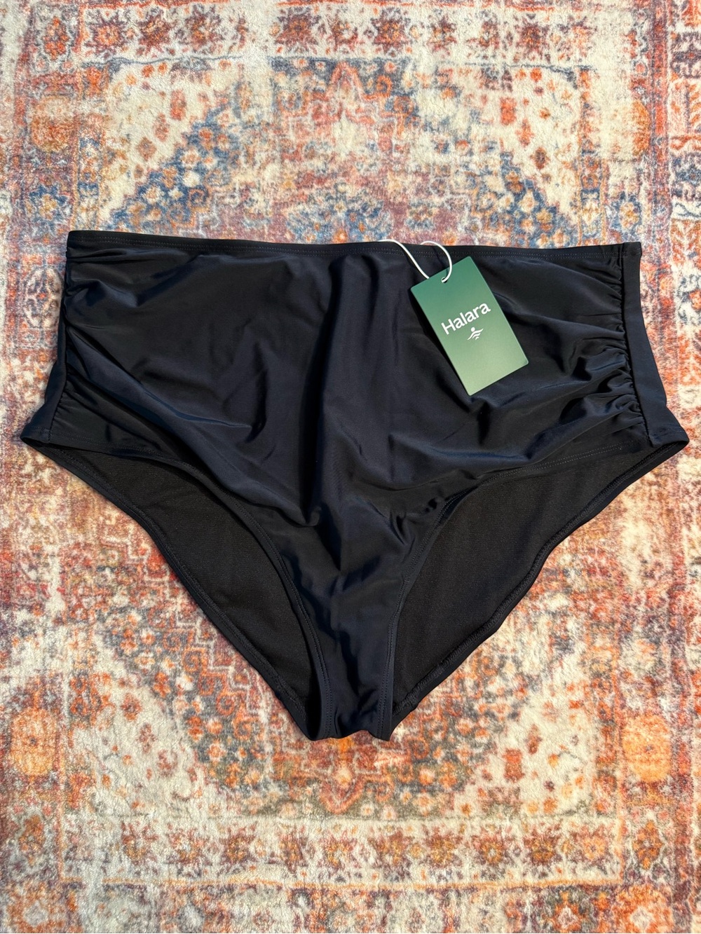 Halara Black High Waisted Swim Bottoms NWT Size XL